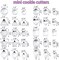 Stainless Steel Cookie Cutters Variety Pack with Box 30 Pieces